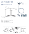 LED panel lights kits