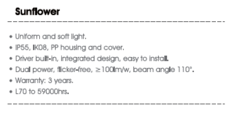 led ceiling lights sunflower