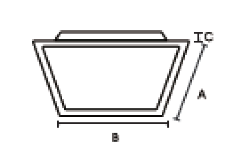 LED panel lights high light efficiency