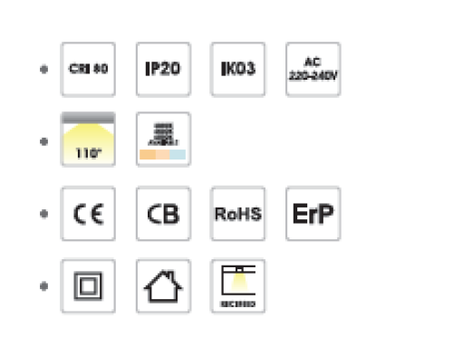 LED downlight UFO-E