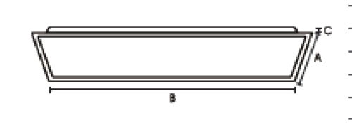 LED panel lights long strip